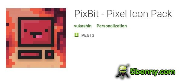 pacchetto di icone pixel pixbit