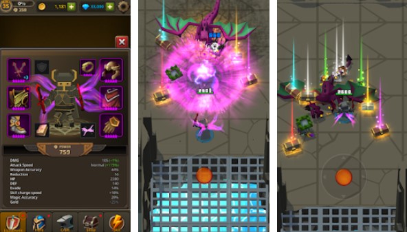 Gameplay screenshot from pixel blade revolution rpg for Android