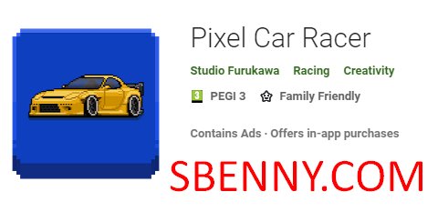mod de corrida de carro de pixel