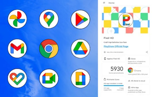 Pixel HD Icon Pack MOD APK Android