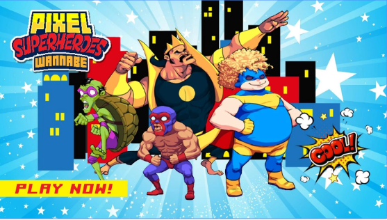 pixel super heroes