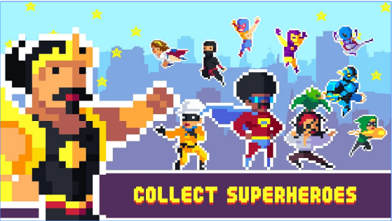pixel super heroes MOD APK Android