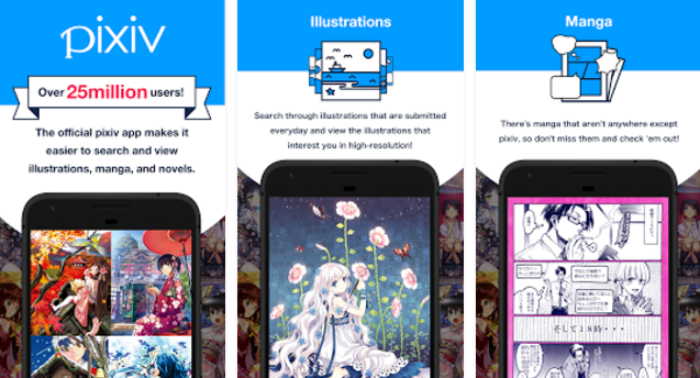 Gameplay screenshot from pixiv for Android