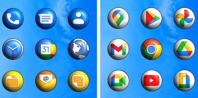 Gameplay screenshot from pixly 3d icon pack for Android
