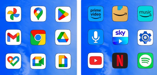 paquete de iconos cuadrados pixly MOD APK Android