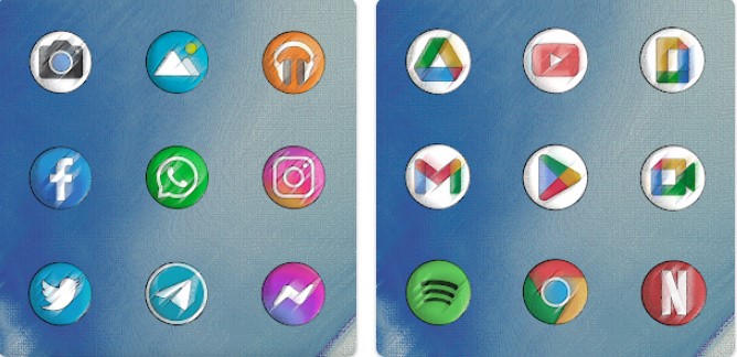 paquete de iconos vintage pixly APK Android