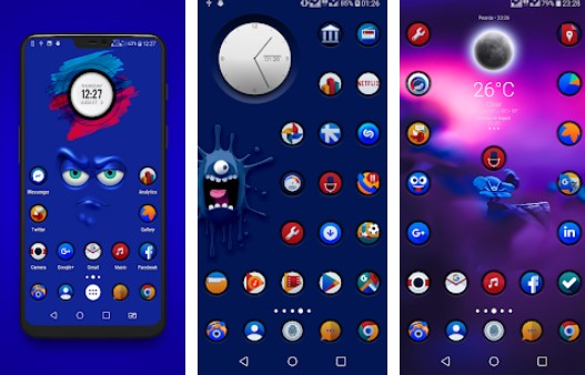 Gameplay screenshot from pixxro icon pack for Android