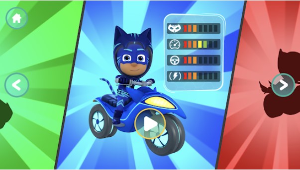 Gameplay screenshot from pj masks racing heroes for Android