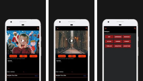 Gameplay screenshot from play ultra hd movies 2020 free netflix movie app for Android