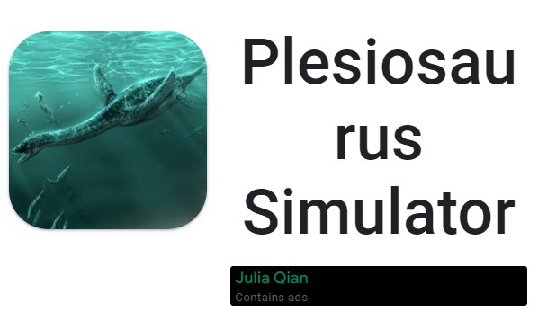 simulateur de plésiosaure