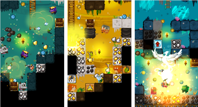 Gameplay screenshot from pocket mine 3 for Android