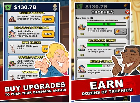 Gameplay screenshot from pocket politics for Android