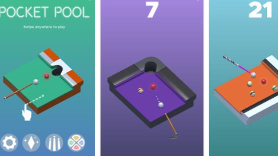 Gameplay screenshot from pocket pool for Android