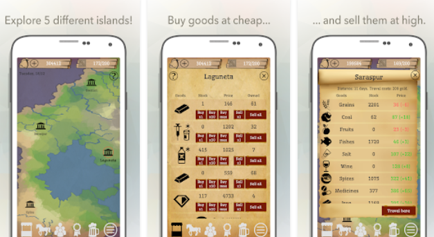 Gameplay screenshot from pocket trader business tycoon for Android