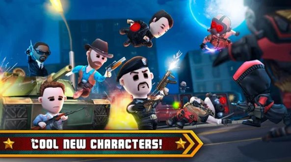 Gameplay screenshot from pocket troops the expendables for Android