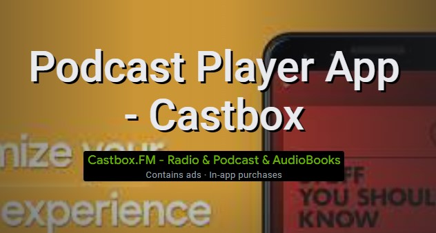 aplicación de reproductor de podcasts castbox