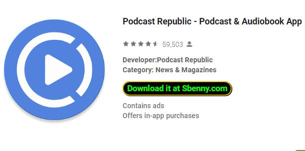 podcast république podcast et application audiobook