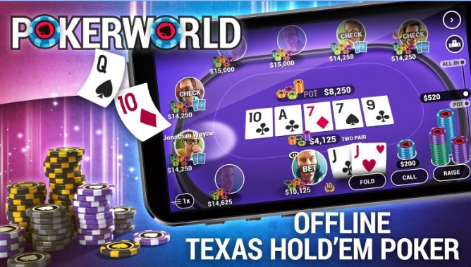 Poker World Offline Texas Holdem Unlimited Money Mod Apk