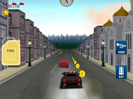 Gameplay screenshot from police car chase for Android