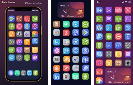 polychrome icon pack MOD APK Android