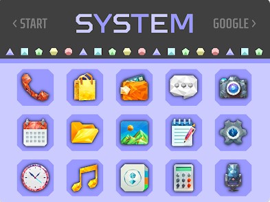 Gameplay screenshot from polycon icon pack for Android