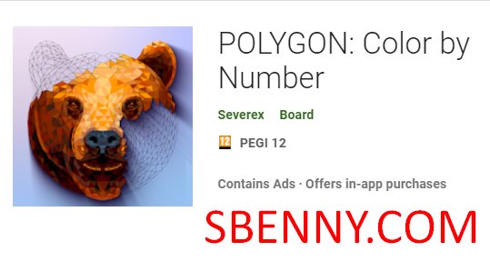 polygon color by number