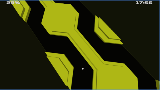 Gameplay screenshot from polygon run for Android