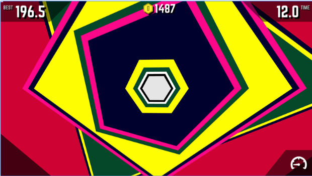 Gameplay screenshot from polywarp for Android