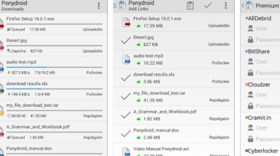 Gameplay screenshot from ponydroid download manager for Android
