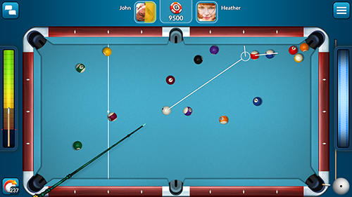 Gameplay screenshot from pool live pro 8 ball 9 ball for Android