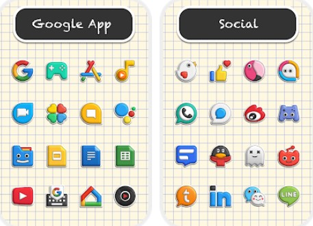 poppin icon pack APK Android