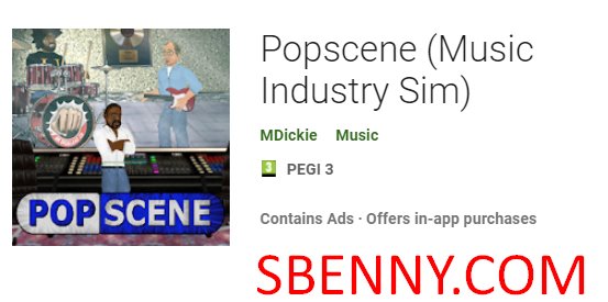 popscene music industry sim