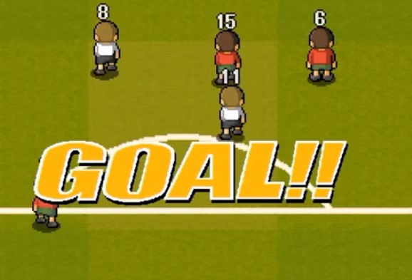 Gameplay screenshot from portable soccer dx for Android