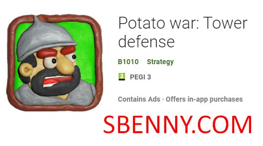 difesa della torre di guerra delle patate