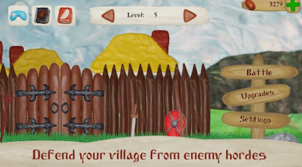 Gameplay screenshot from potato war tower defense for Android