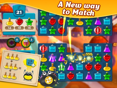 Gameplay screenshot from potion pop puzzle match for Android