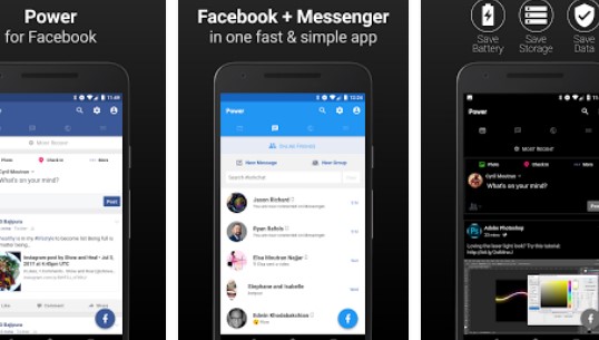power for facebook MOD APK Android