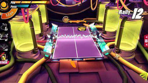 Gameplay screenshot from power ping pong for Android