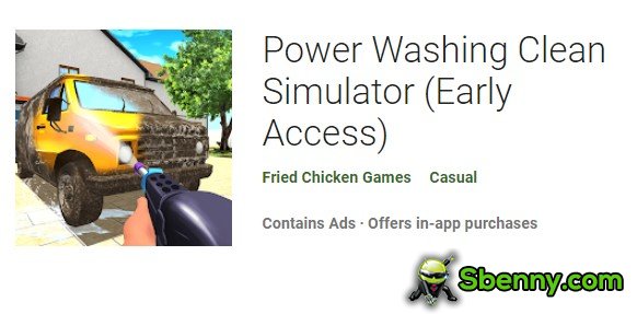 Früher Zugriff auf den Power Wash Clean Simulator