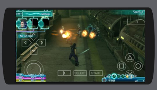 Gameplay screenshot from ppsspp emulator psp pro for Android