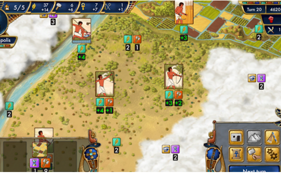 Gameplay screenshot from predynastic egypt for Android