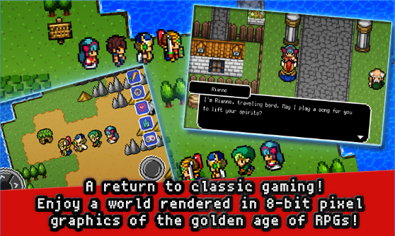 Gameplay screenshot from premium rpg dragon sinker for Android