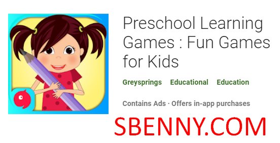 بازی های یادگیری پیش دبستانی بازی های سرگرم کننده برای بچه ها