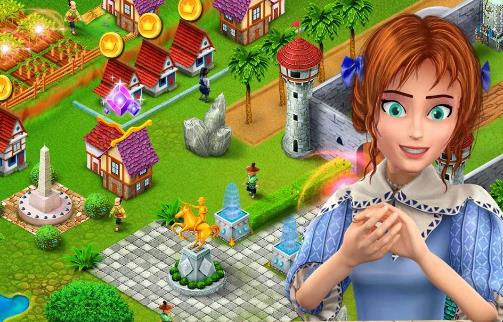 Gameplay screenshot from princess kingdom city builder for Android