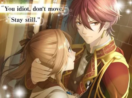 Gameplay screenshot from princess to be otome dating sim for Android