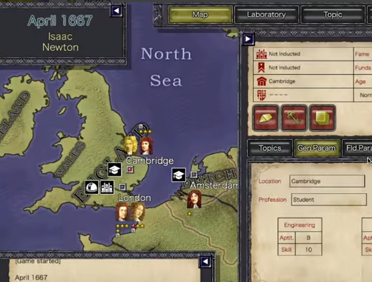 Gameplay screenshot from principia master of Science for Android