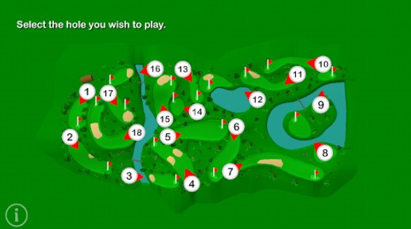 Gameplay screenshot from pro golf challenge for Android