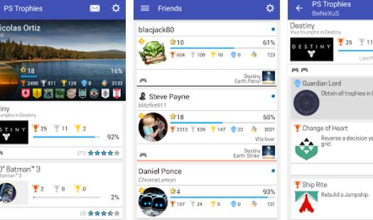Gameplay screenshot from ps trophies for Android