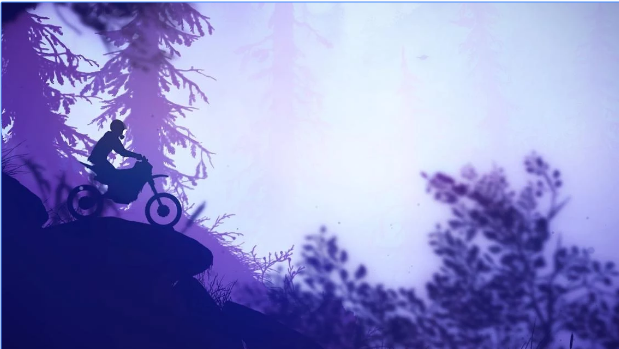 Gameplay screenshot from psebay gravity moto trials for Android