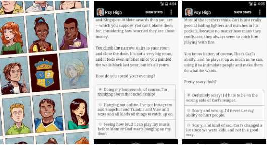 Gameplay screenshot from psy high for Android